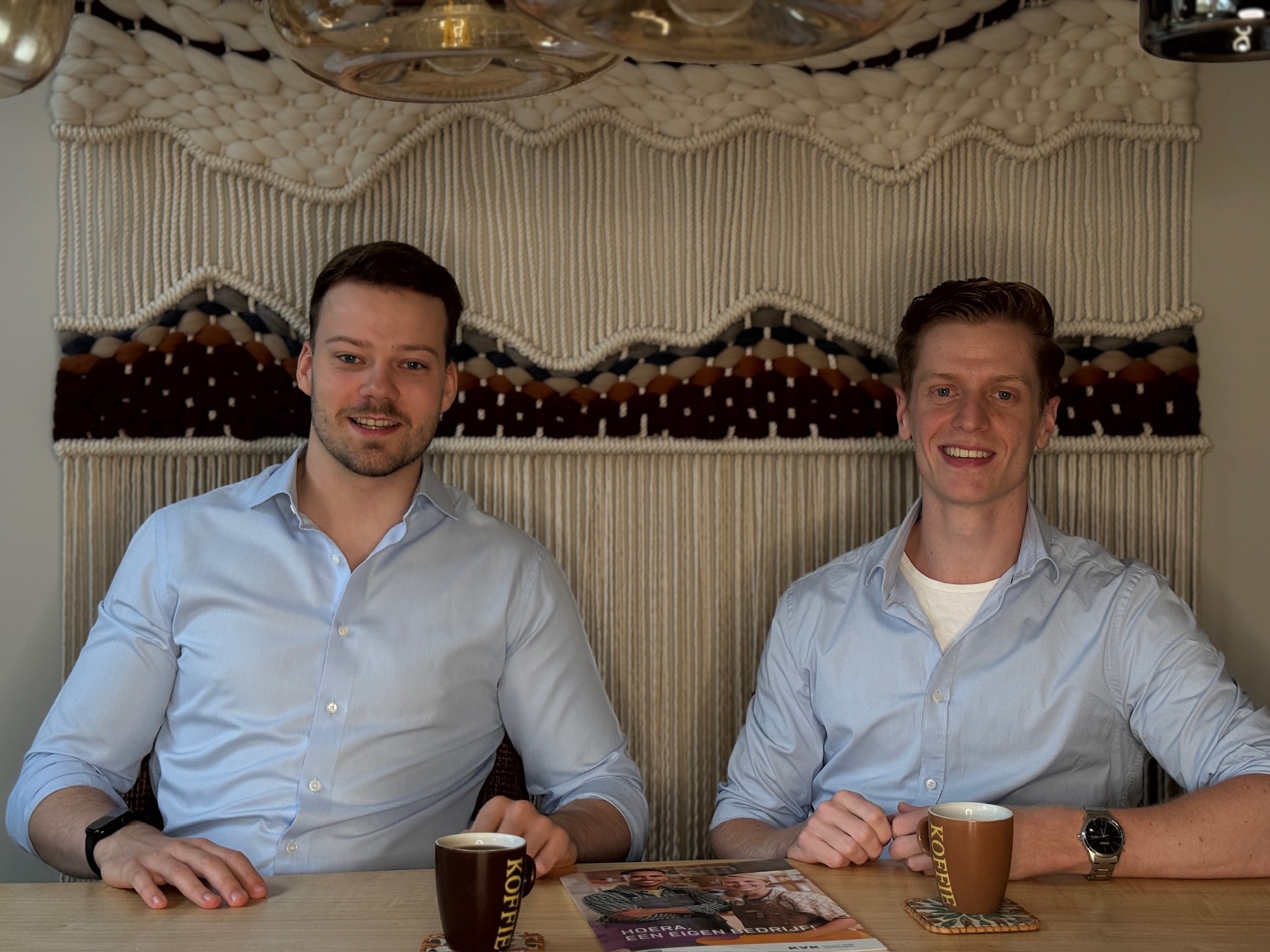 Reinout Vlaanderen (links) en Sven Klomp (rechts), de oprichters van RevoSave